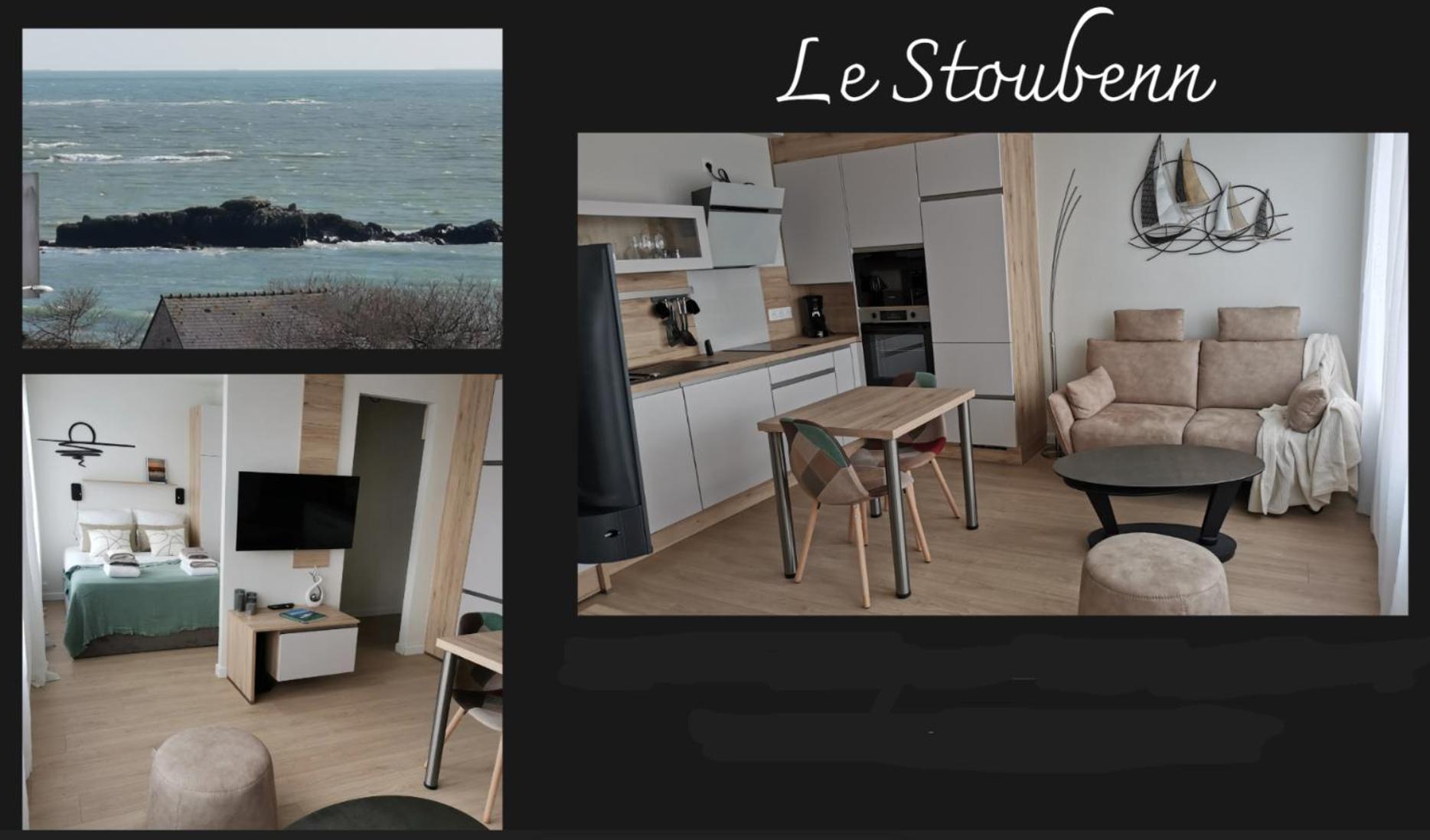 Appartement Le Stoubenn, Raffine Et Chaleureux à Concarneau Extérieur photo